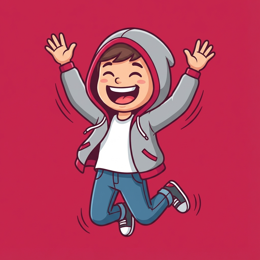 DIY Student celebrating